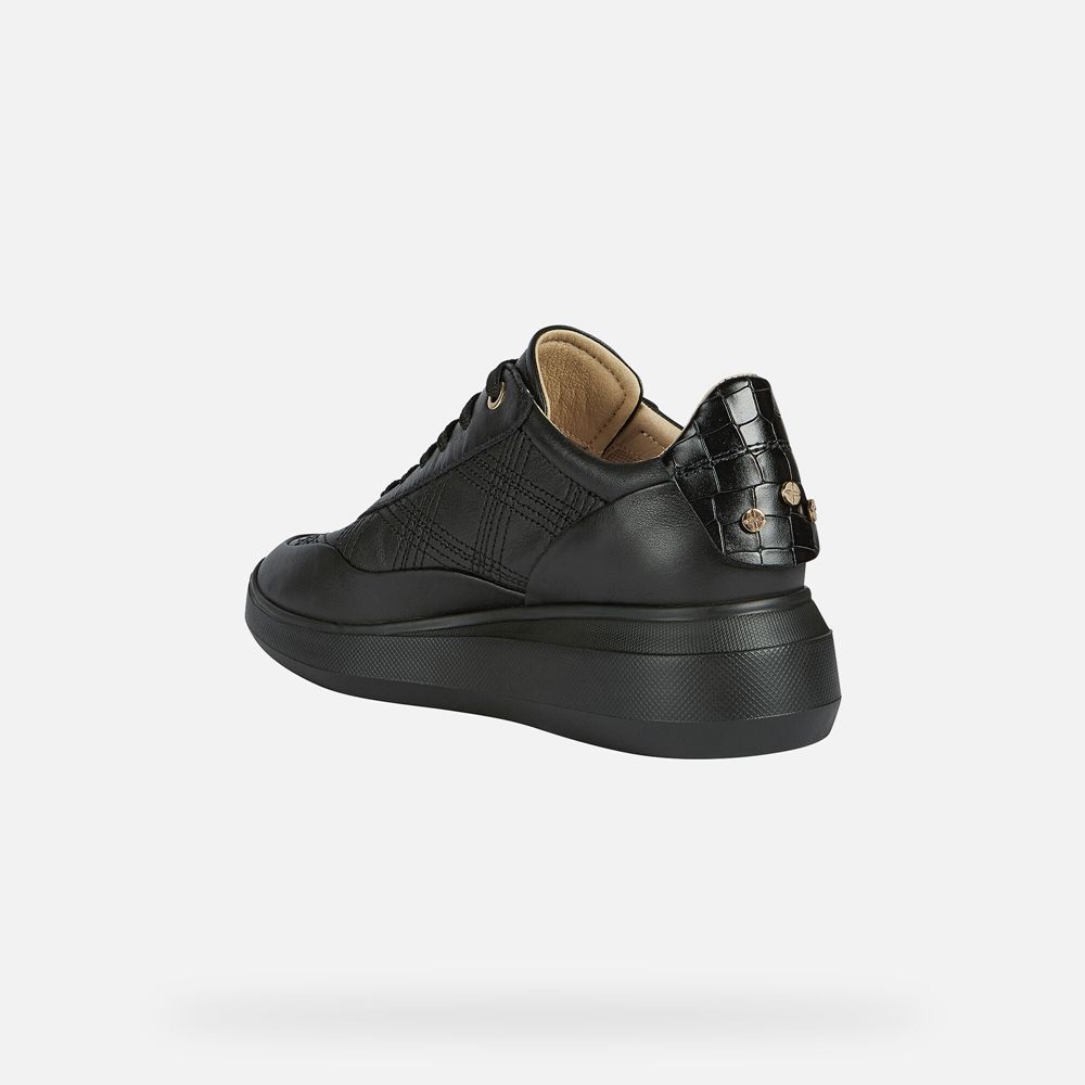 Geox Bayan Spor Ayakkabı Siyah - Rubidia - ZTY-679531